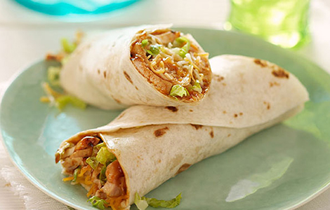 Chicken Cheese Melt Wrap