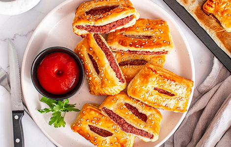 Square Sausage Hot Roll